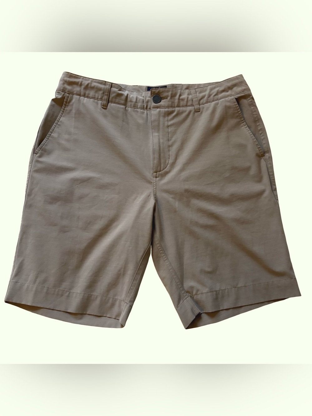 Faherty Men Loop All Day Shorts Beige Khaki 9" Inseam MSC0012